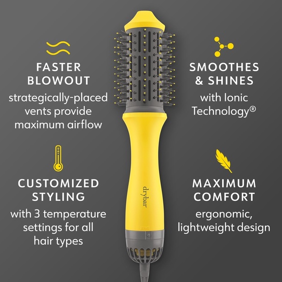 Drybar The Single Shot Oval Blow Dryer Brush Brand New Authentic Retail 155 🔥 - Picture 6 of 7